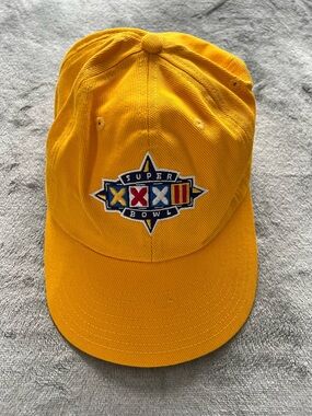 Nike Super Bowl XXXIII Yellow Corduroy Strapback Hat